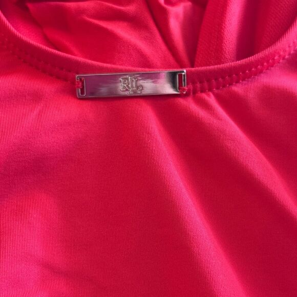 Lauren Ralph Lauren Beach Club Underwire Ruffle Surplice V-Neck One Piece Swim - Picture 5 of 7